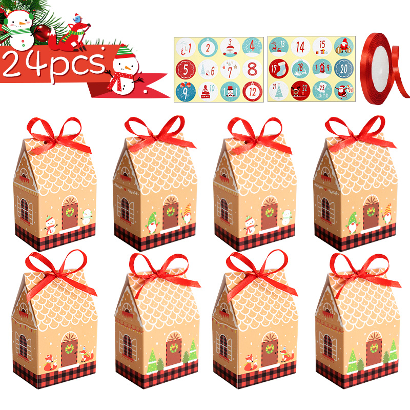 Advent Calendar Gift - 24 набора рождественских адвент-календарей в форме