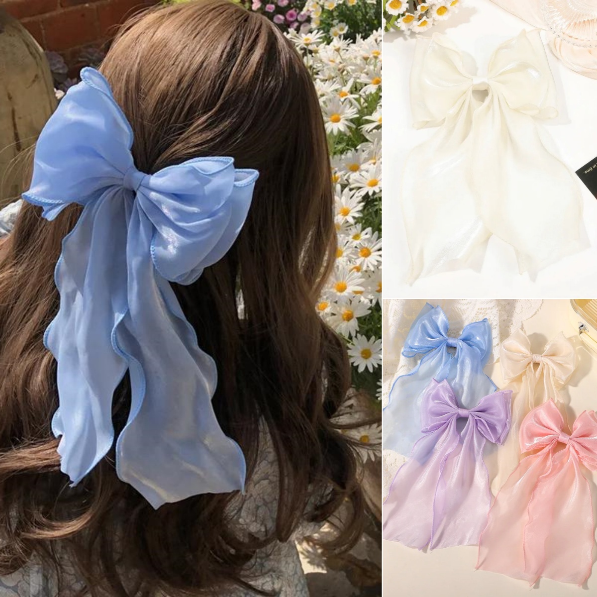 Ribbon Bow Gift - Новая женская заколка для волос в
