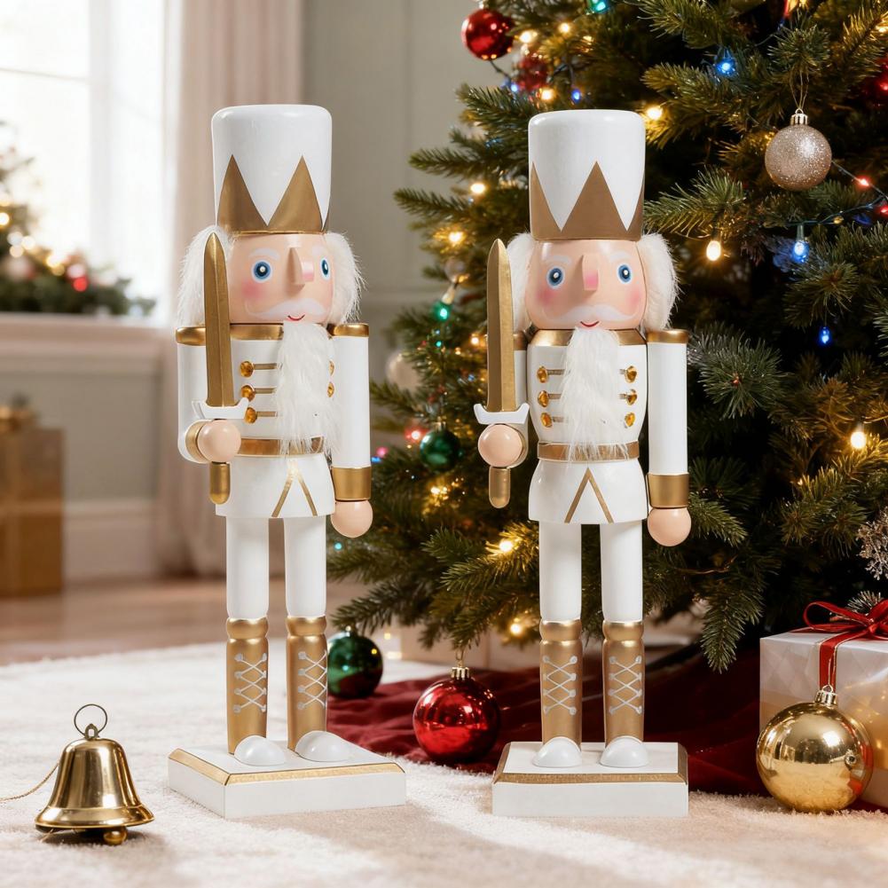 Nutcracker Figurine - 10-дюймовые фигурки Щелкунчика, деревянный рождественский Щелкунчик,