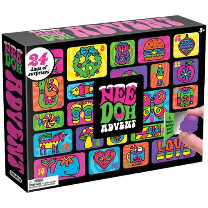 2026 NeeDoh Адвент-календарь-с – обзор и цена Advent Calendar Gift