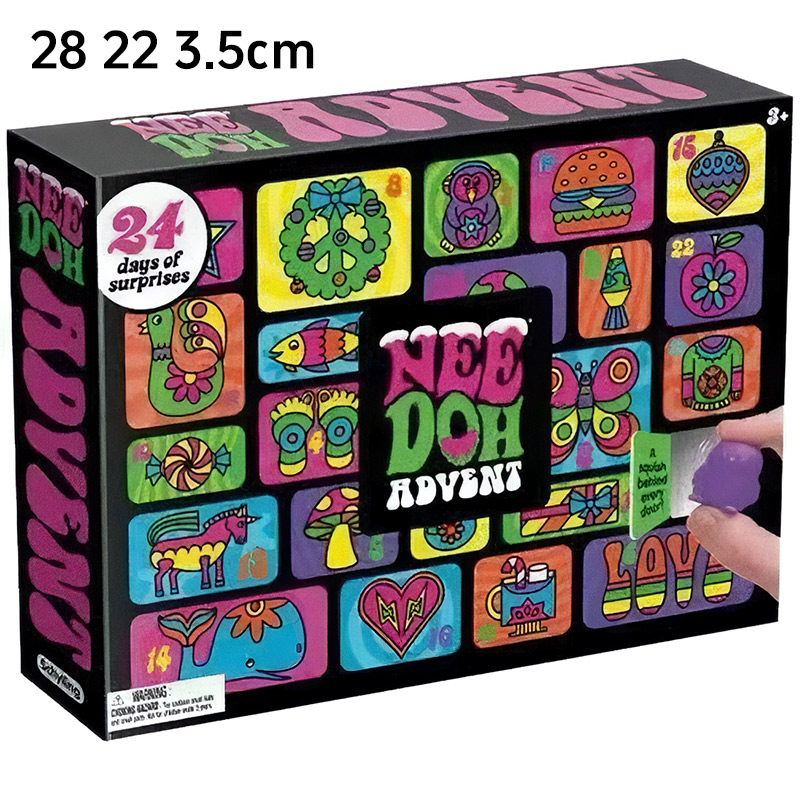 2026 NeeDoh Адвент-календарь-с – обзор и цена Advent Calendar Gift