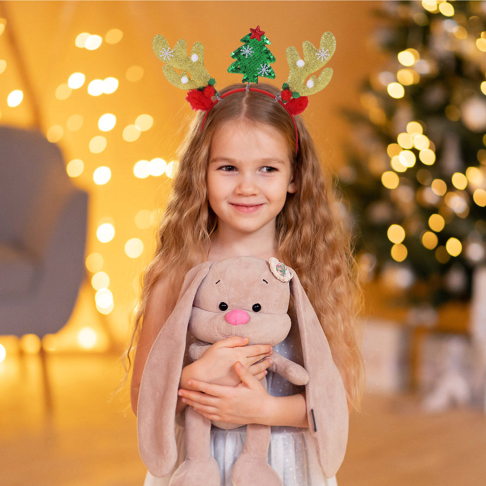 2 шт. милых повязок на голову  – обзор и цена Reindeer Antlers Headband