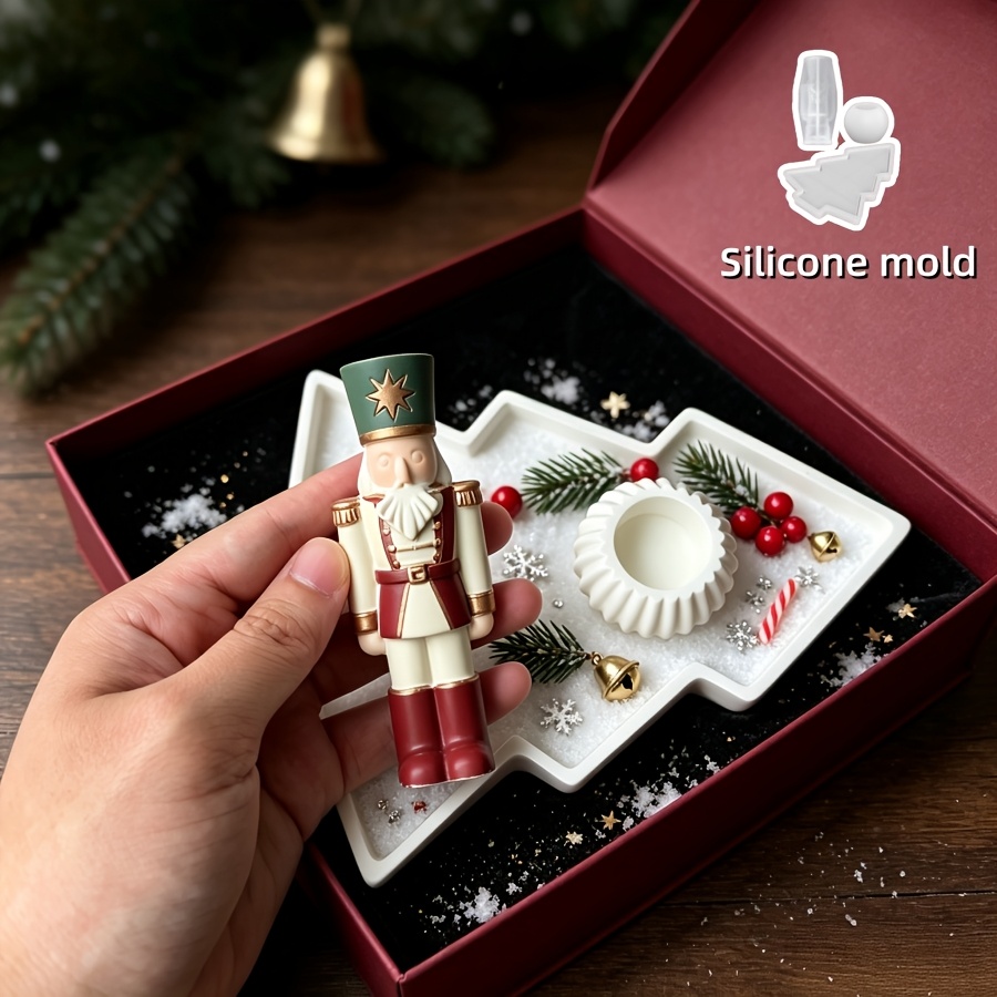 3 шт. силиконовых форм в виде  – обзор и цена Nutcracker Figurine