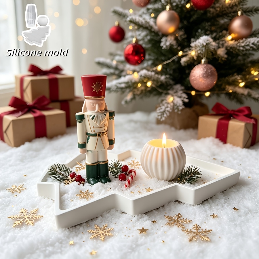 3 шт. силиконовых форм в виде  – обзор и цена Nutcracker Figurine