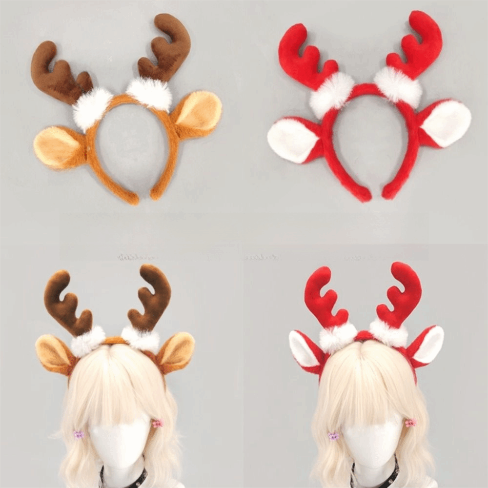 Реалистичный ободок с рогами и – обзор и цена Reindeer Antlers Headband