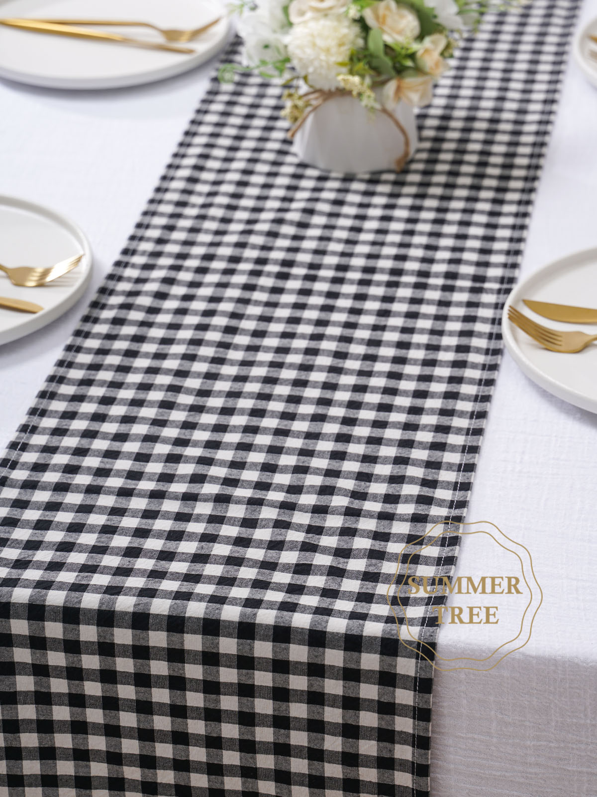 Дорожка на стол в деревенском  – обзор и цена Christmas Table Runner