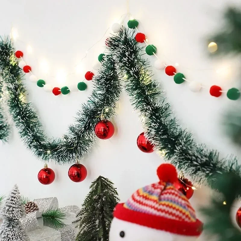 Рождественская мишура, ленты,  – обзор и цена Tinsel Garland Decoration