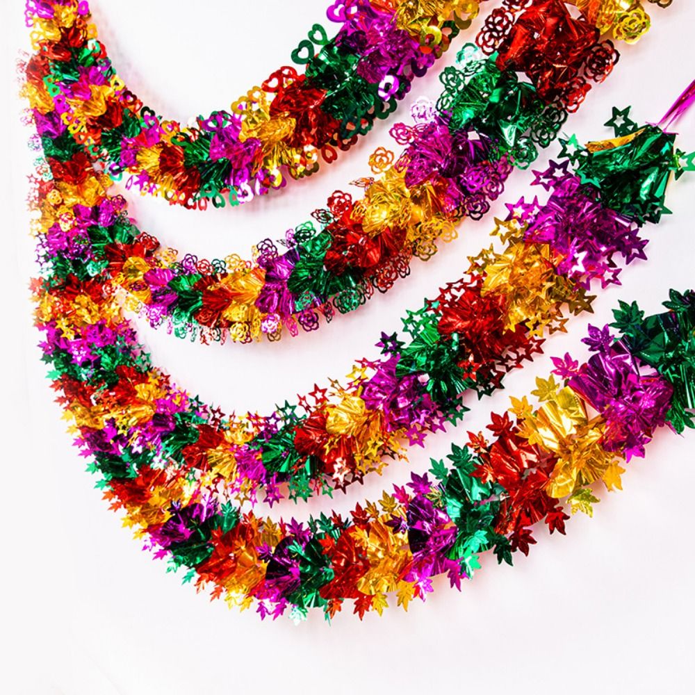 3D-гирлянды из фольги для Рожд – обзор и цена Tinsel Garland Decoration