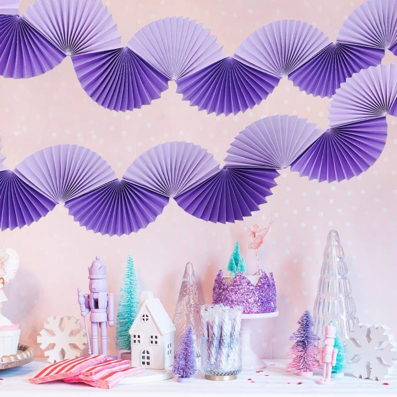 Фиолетовая серебряная вечеринк – обзор и цена Tinsel Garland Decoration