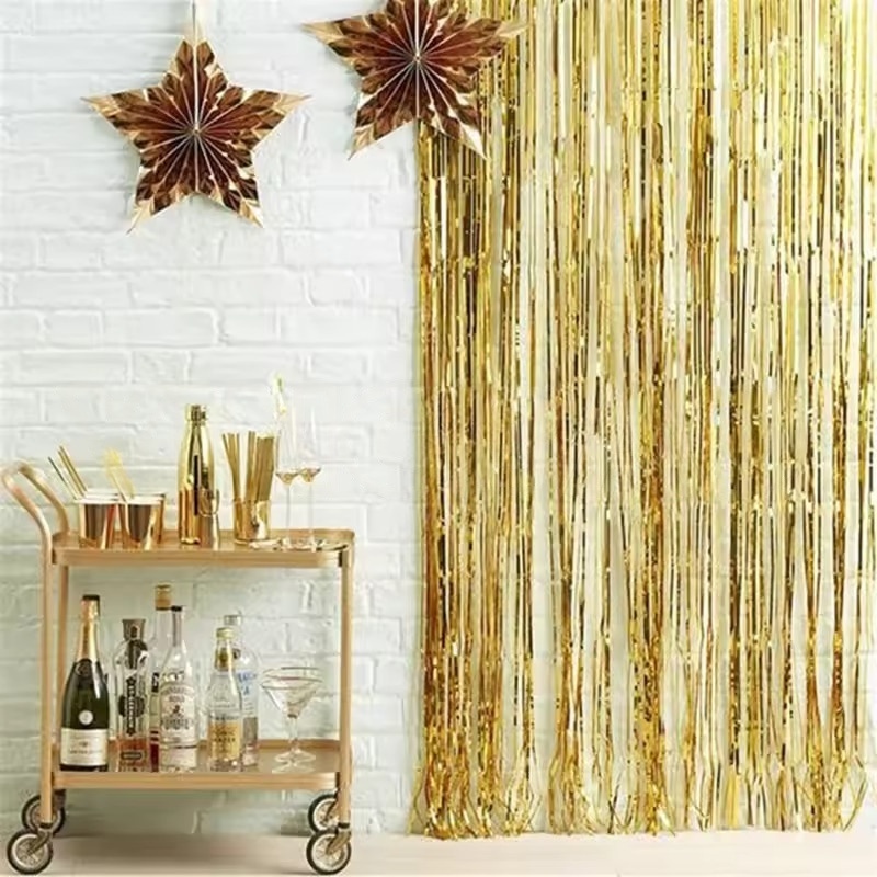 1/2/3 шт. Блестящий фон для ве – обзор и цена Tinsel Garland Decoration