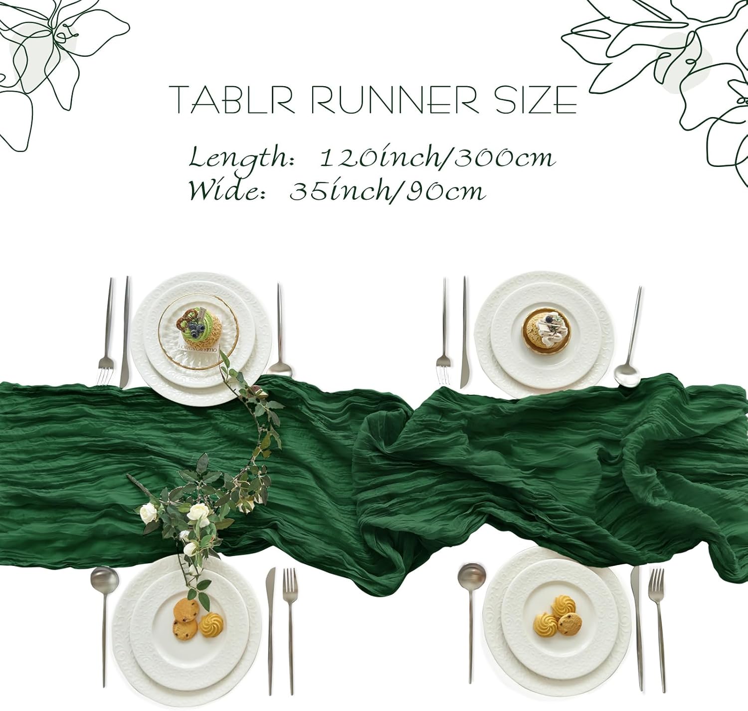 Набор из 4-х скатертей-дорожек – обзор и цена Christmas Table Runner